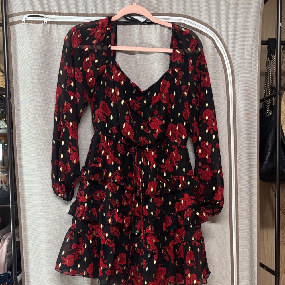 Floral Long Sleeve Dress